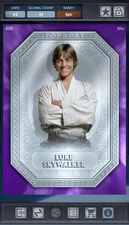 Luke Skywalker - Platinum Base Purple Epic - Star Wars Card Trader Foundry