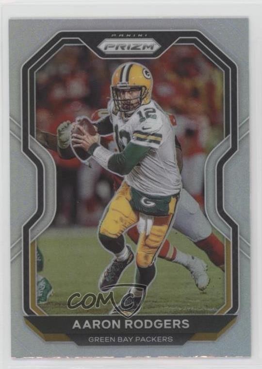 2020 Panini Prizm Silver Prizm Aaron Rodgers #206 0nr3