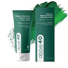 Above40 Potato & Beetroot Extract Glow Face Wash Anti-Ageing Cleanser 50ml