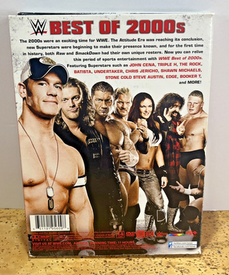 WWE: Best of 2000s (4-DVD, Wrestling) The Rock Steve Austin