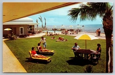 FL, Jupiter Ranch Resort, Beach, Sunbathers, Pretty Girls, Vintage Postcard