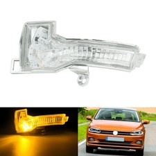 LED Spiegelblinker LINKS für VW Polo AE1, AW1, BZ1 ab.06/2017 Transparent weiß