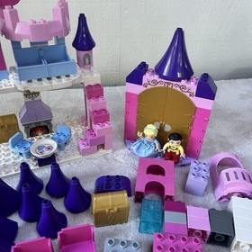 Lego Duplo Sets #6154 Disney Cinderella Castle #10873 Minnie &10595 Sofia READ