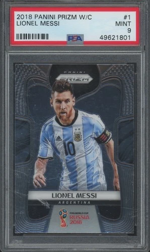 2018 Panini Prizm World Cup #1 Lionel Messi Mint PSA 9