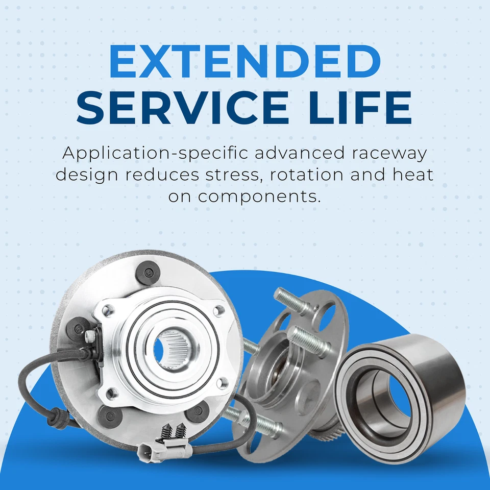 Par de piezas de repuesto de cojinete de cubo de rueda delantera para Cadillac CTS 2014-2017 tracción trasera Foto 3 de 4