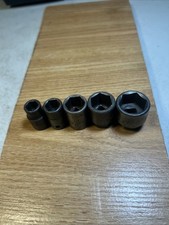 Mac - Lot Of 5 Shallow Impact Sockets38 Drive6pt 387169165834