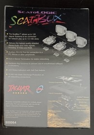 Atari Jaguar Scatbox Deluxe (Clear Shell) 4PLAY Scatlogic New Sealed