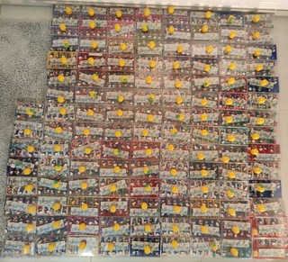 Üei 120x set completi Bingo Birds 1996 1 BPZ ciascuno in scatole di smistamento raccolta