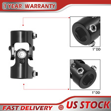 1 Dd X 1 Dd Steering Column U Joint Coupler Black Universal Joint 1 Dd X 1 Dd Steering Column U Joint Coupler Black Universal Joint