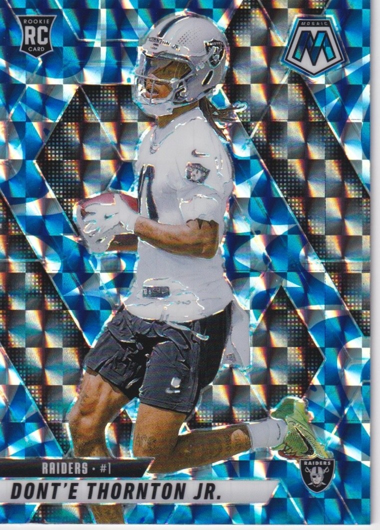 2025 Panini Mosaic Dont'e Thornton Jr. Blue Reactive Rookie #369