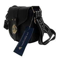 Heritage Crossbody Bag Purse Small Black U.S. Polo Assn.