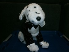 Vintage AFter Eight Dalmatian Dog Plush with Tuxedo BRAND NEW WITH TAG