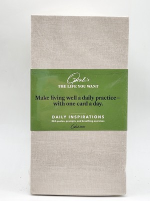 Oprahs The Life You Want Daily Inspiration Cards Limited Edition