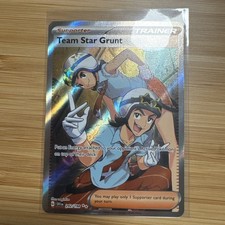 Team Star Grunt 242/198 Scarlet & Violet Base NM Full Art Trainer TCG