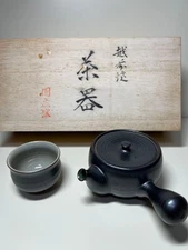 Echizen ware, Kunisei kiln, tea set, teapot, teacup, Arita ware, Mino ware,