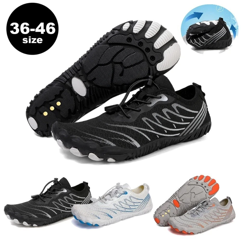 Grounding Shoes with Copper Grounded Footwear Non Slip Breathable Aqua Shoe Quik