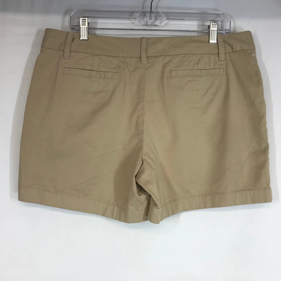 Pantalones Cortos Chinos Caslon Para Mujer Caqui Talla 12 Informales Comodidad Diaria Foto 4 de 4