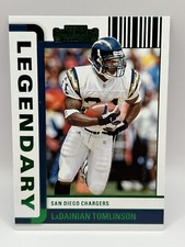 2022 Contenders LaDainian Tomlinson #LGD-LTO Green Legendary Insert Chargers NM