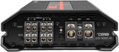 DS18 SXE-3000.4D-BK Car Audio Full Range 4 Channel 3000 Watt