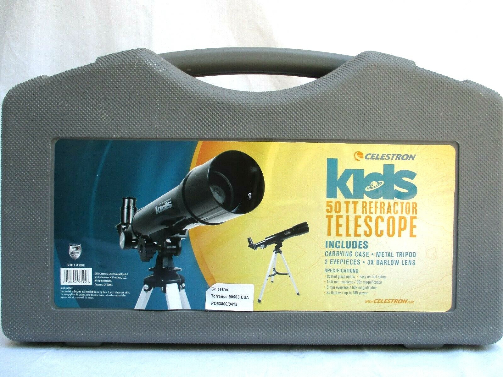 celestron 50mm refractor telescope