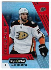 20/21 2020 UD SYNERGY HOCKEY ROOKIE RC RED PARALLEL WITH CODE 76-135 U-Pick List