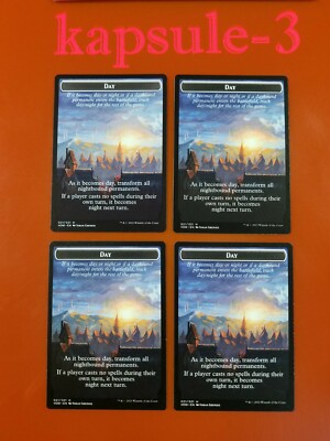 4x Day // Night | TOKEN 021/021 | Innistrad Crimson Vow | MTG Magic Cards