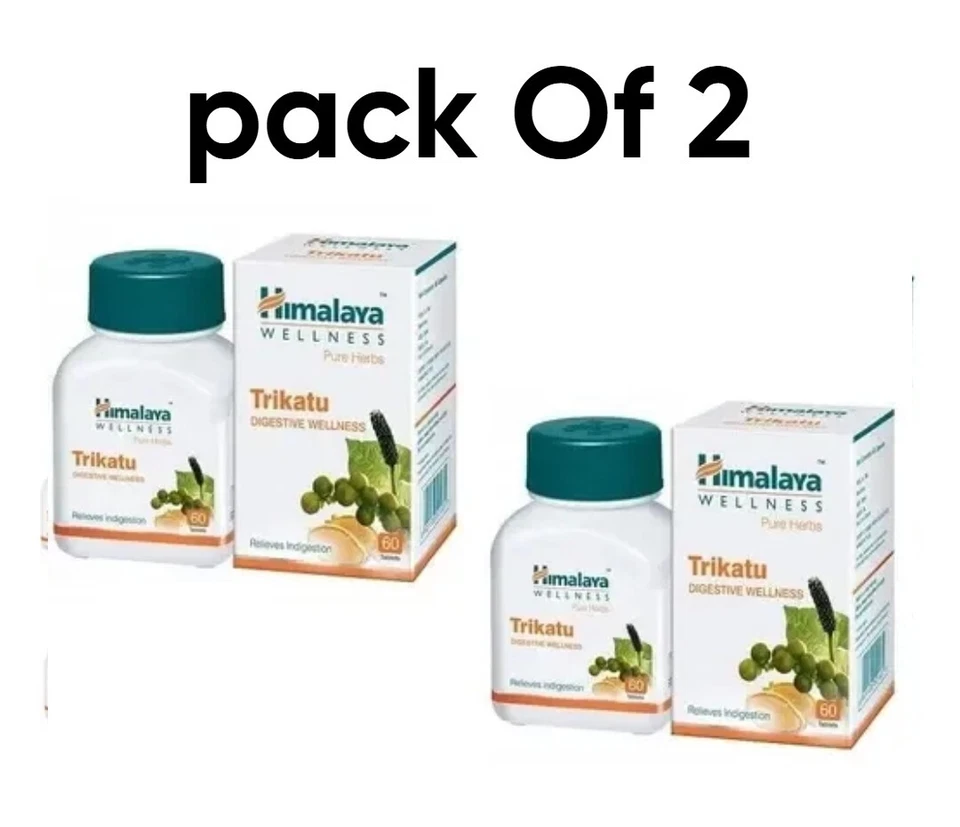 Comprimés Himalaya Trikatu 2 boîtes livraison rapide et gratuite 100 % sans d...