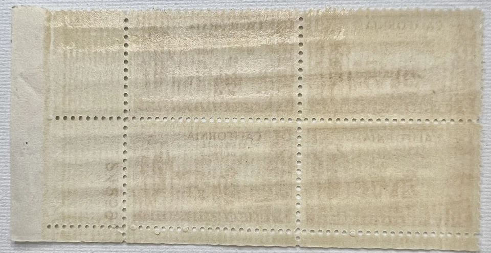 US Scott 997 1950 3c California Statehood Plate Block VF MNH Original Gum - Image 4 of 4