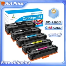 Cartridge 054 054H Toner Set for Canon 054 Toner MF644cdw MF642cdw MF641cw Lot