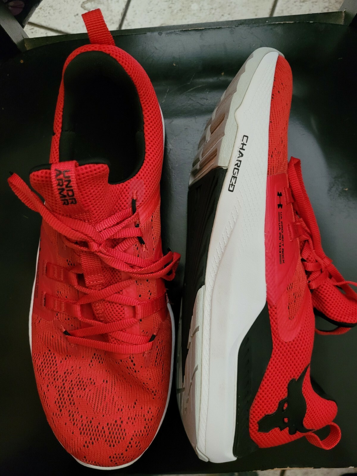 Under Armour UA Project Rock Unisex Charged Training … - Gem