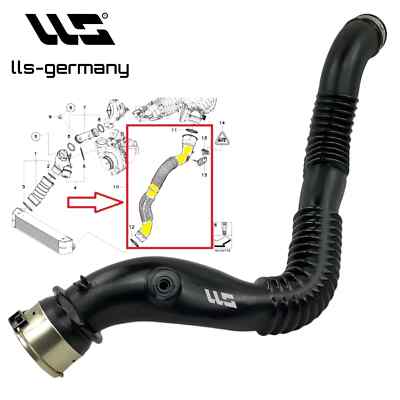Frankberg Intercooler Turbo Hose Pipe Compatible With 1 Series E81 E87 120d 123d 2004-2012 3 Series E90 320d 2004-2011 3 Series Touring E91 320d 2007-2012 Replace# 17517798788 - View #2