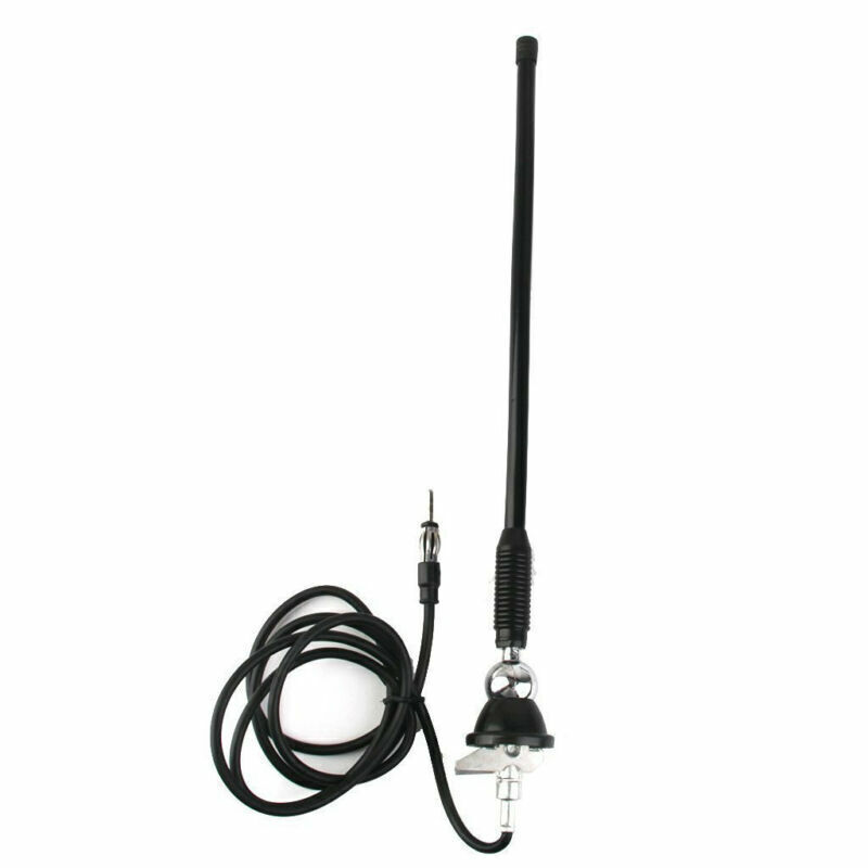 DIN Plug Antenna With Long Cable Bingfu Universal Car Stereo AM FM ...