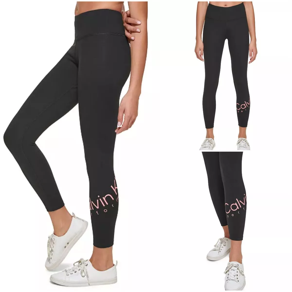 Calvin Klein Performance Women's 7/8 Logo Leggings Black SELECT PLUS SIZE  $69