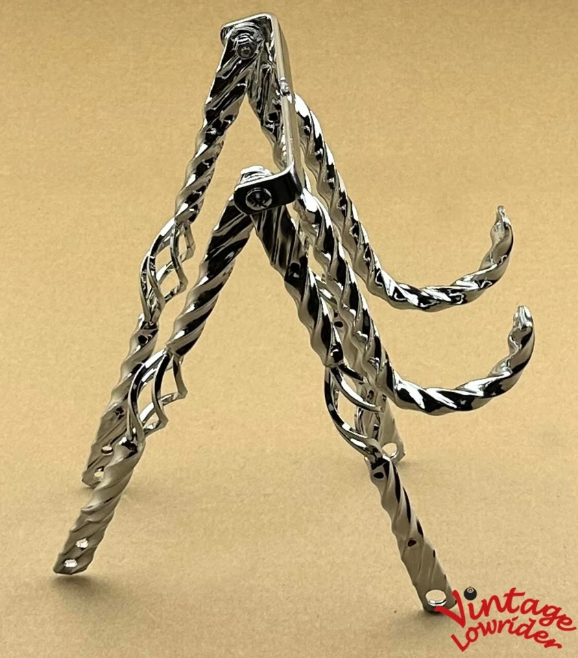 VINTAGE LOWRIDER SQUARE CAGE TWISTED CHROME CONTINENTAL SPARE KIT 20" BICYCLES. — 第 2/3 张图片