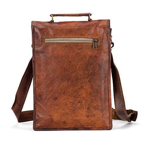 Messenger Bag Men Leather Cross Body Bag Shoulder Bag By Rustic Retro Handmade - Image 3 of 3