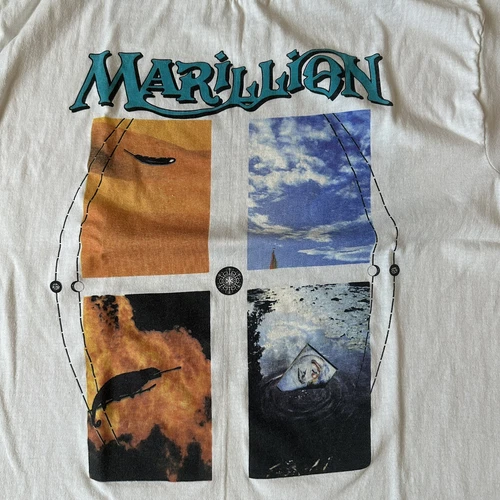 Marillion Seasons End Concert Tour Band US T-Sh 1980s vintage concert t-shirt, vintage, single stitch, B+ condition