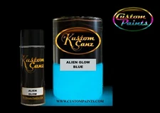 Kustom Canz ALIEN GLOW BLUE 12 oz AEROSOL CAN Custom Paint, Motorcycle
