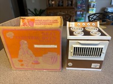 Vtg. JUNIOR CHEF Magic-Cool Electric Oven No. 6914 , Brown/Copper color, Works