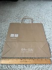 Uniqlo Paper/Tote Bag, Brown 12x12x4 OR 10x10x4 — photo 1