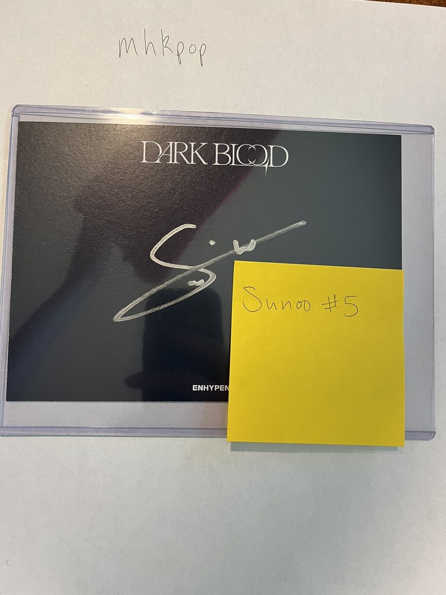DARKBLOOD サノク トレカ ニキ ENHYPEN ニキ DARK BLOOD ソロジャケ トレカ 匿名配送 - メルカリ