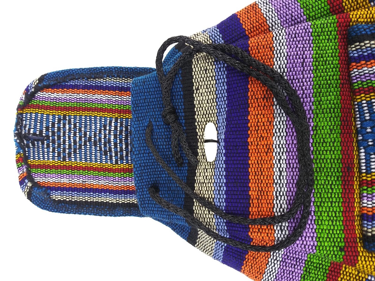 Authentische RASTA Tasche Strand Hippie Baja Ethnischer Rucksack