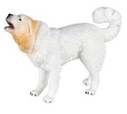 White Mountain Dog Animal Toy PVC Action Figure Doll Kids Toys Party Gifts