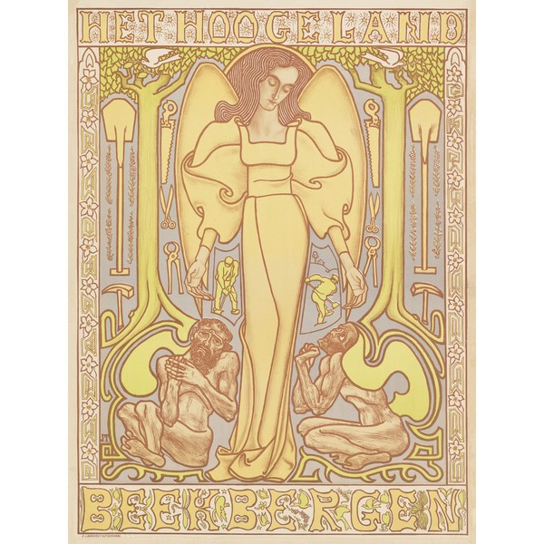 Toorop Hoogeland Beekbergen Jugendstilanzeige Ungerahmter ExtragroßEr Druck-image