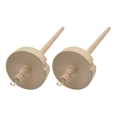 1X(2Stck Drop Spindle zum Spinnen Von Wollgarn  Top Whorl Drop Spindle Hand7680