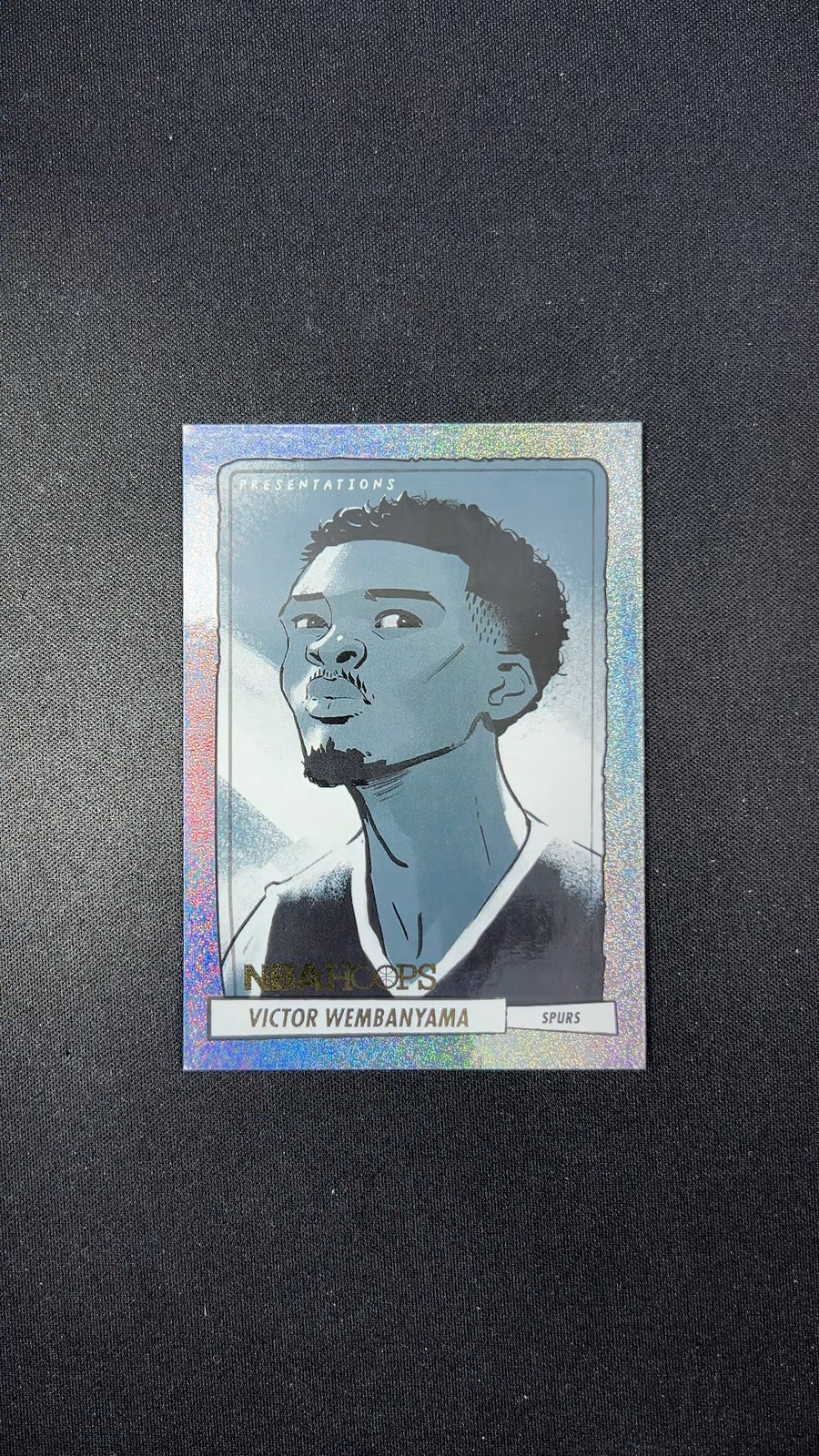 2023-24 Panini NBA Hoops Victor Wembanyama #20 RC Rookie Presentations SSP #A3