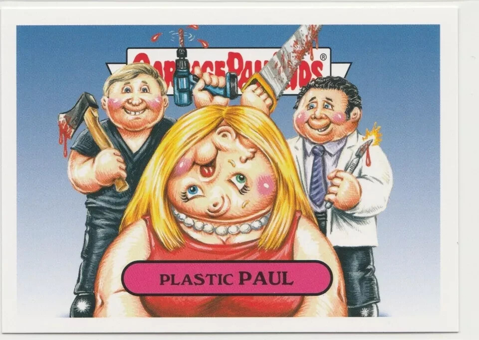 Plastic Paul 9b Garbage Pail Kids GPK 2016 Prime Slime Trashy TV Trading Card