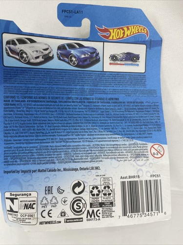 Hot Wheels COLOR SHIFTERS Blue AUDACIOUS - Color Changing Car 1:64 Mattel - Picture 2 of 2