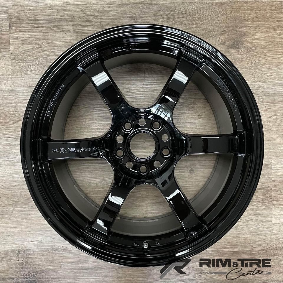 Rays Gram Lights 57DR 18x9.5 +22 5x114.3 Glossy Black (Set of 4