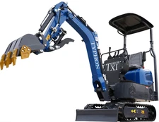 TERROR XI Mini Excavator – 1.1 Ton Crawler Digger w 13.5HP B&S Gasoline Engine