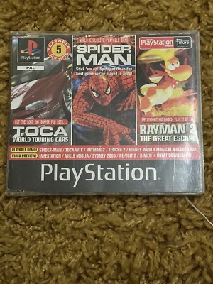 *DEMO DISK 62 Rayman Spider-Man Tenchu Re-Volt Playstation One 1 PSOne PS1 PS